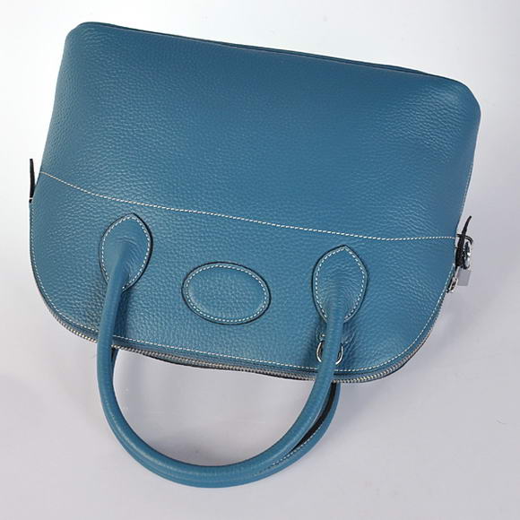 Hermes Bolide 31CM Tote Bags Clemence H1031 Blue Hermes Bolide 31CM Tote Bags Clemence H1031 Blue