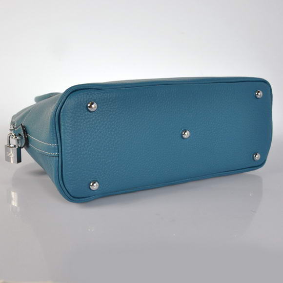 Hermes Bolide 31CM Tote Bags Clemence H1031 Blue Hermes Bolide 31CM Tote Bags Clemence H1031 Blue