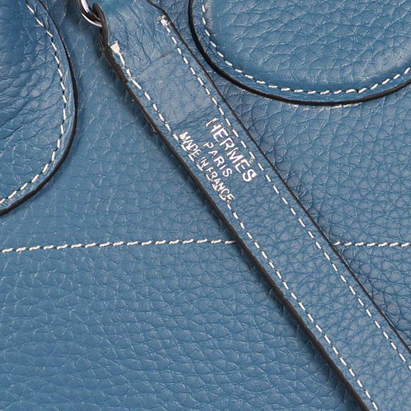 Hermes Bolide 31CM Tote Bags Clemence H1031 Blue Hermes Bolide 31CM Tote Bags Clemence H1031 Blue