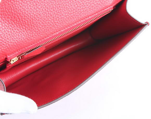 Hermes Constance Bag Togo Leather 1622S Red Golden Hermes Constance Bag Togo Leather 1622S Red Golden