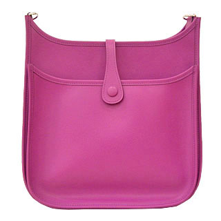 Hermes Evelyn II PM Silver Bracket Epson Cyclamen Hermes Evelyn II PM Silver Bracket Epson Cyclamen