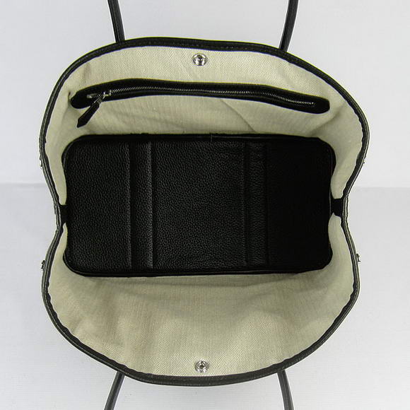 Hermes Jumbo Garden Party Bag Black