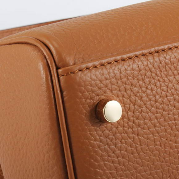 Hermes Kelly 32cm Togo Leather Handbags 6018 Light Coffee Golden Hermes Kelly 32cm Togo Leather Handbags 6018 Light Coffee Golden