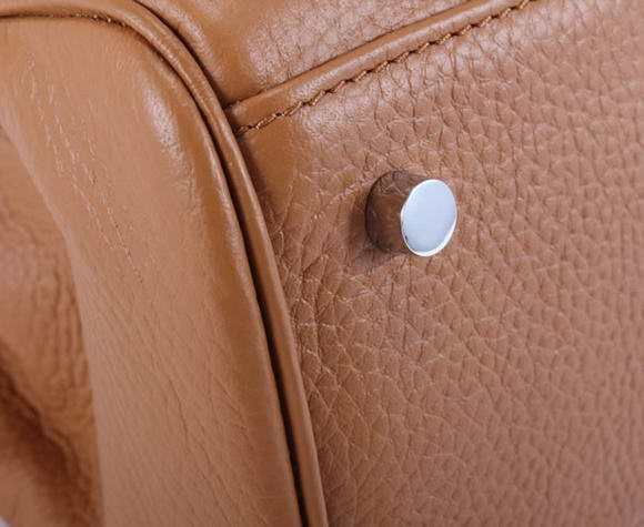 Hermes Kelly 32cm Togo Leather Handbags 6018 Light Coffee Silver Hermes Kelly 32cm Togo Leather Handbags 6018 Light Coffee Silver