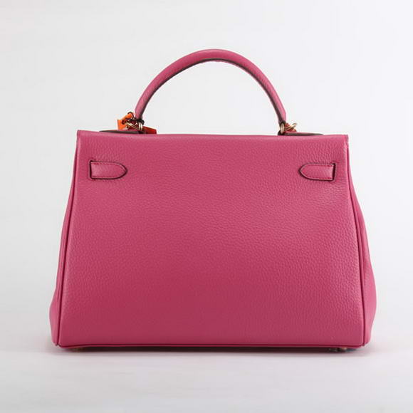 Hermes Kelly 32cm Togo Leather Handbags 6018 Roseo Golden Hermes Kelly 32cm Togo Leather Handbags 6018 Roseo Golden