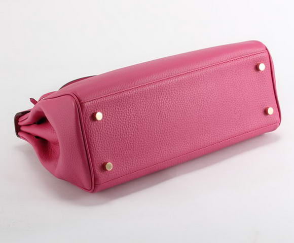 Hermes Kelly 32cm Togo Leather Handbags 6018 Roseo Golden Hermes Kelly 32cm Togo Leather Handbags 6018 Roseo Golden