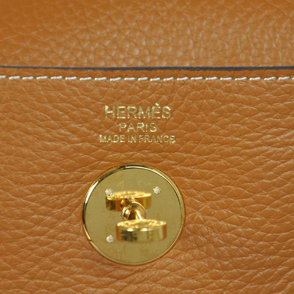 Hermes Lindy 30CM Havanne Handbags 1057 Camel Leather Golden Hardware Hermes Lindy 30CM Havanne Handbags 1057 Camel Leather Golden Hardware