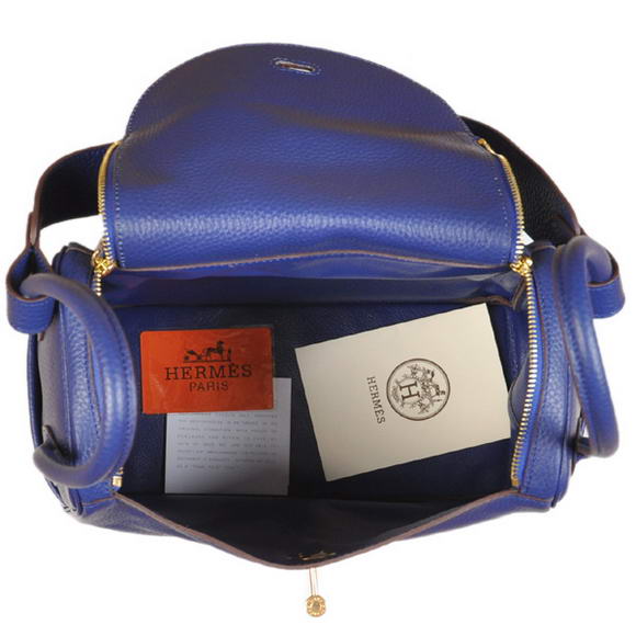 Hermes Lindy 30CM Havanne Handbags 1057 Dark Blue Leather Golden Hardware Hermes Lindy 30CM Havanne Handbags 1057 Dark Blue Leather Golden Hardware
