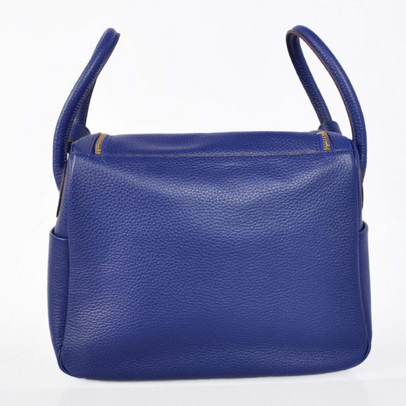 Hermes Lindy 30CM Havanne Handbags 1057 Dark Blue Leather Golden Hardware Hermes Lindy 30CM Havanne Handbags 1057 Dark Blue Leather Golden Hardware
