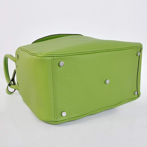 Hermes Lindy 30CM Havanne Handbags 1057 Light Green Leather Silver Hardware Hermes Lindy 30CM Havanne Handbags 1057 Light Green Leather Silver Hardware