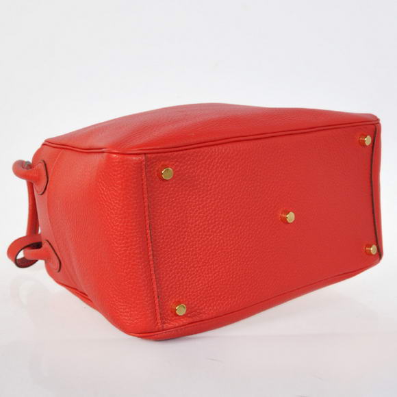 Hermes Lindy 30CM Havanne Handbags 1057 Red Leather Golden Hardware Hermes Lindy 30CM Havanne Handbags 1057 Red Leather Golden Hardware