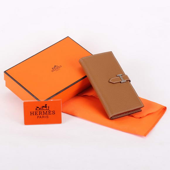 Hermes Bearn Japonaise Bi-Fold A208 Coffee Hermes Bearn Japonaise Bi-Fold A208 Coffee