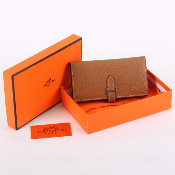 Hermes Bearn Japonaise Bi-Fold A208 Coffee Hermes Bearn Japonaise Bi-Fold A208 Coffee