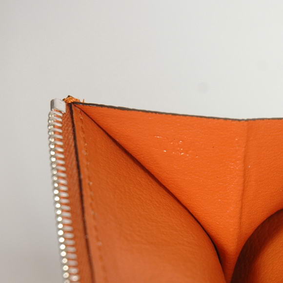 Hermes Bearn Japonaise Smooth Leather Tri-Fold Wallet H308 Orange Hermes Bearn Japonaise Smooth Leather Tri-Fold Wallet H308 Orange