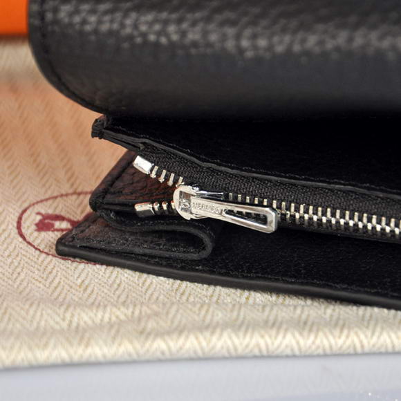 Hermes Constance Wallets Togo Leather A608 Black Hermes Constance Wallets Togo Leather A608 Black