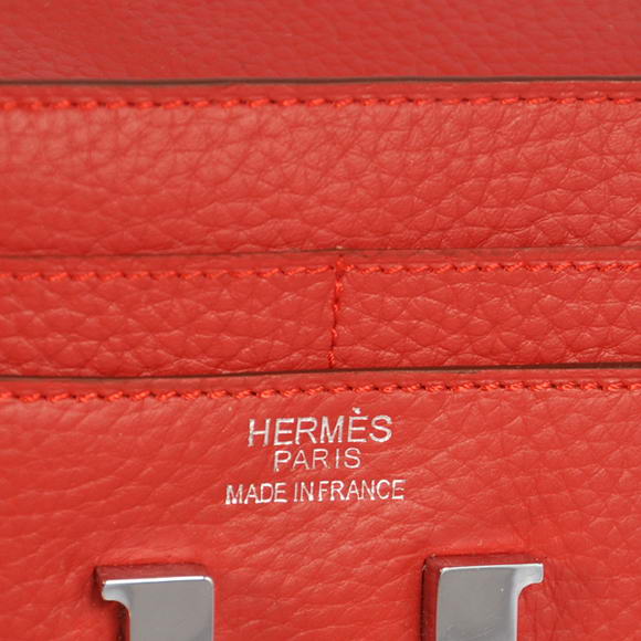 Hermes Constance Wallets Togo Leather A608 Red Hermes Constance Wallets Togo Leather A608 Red