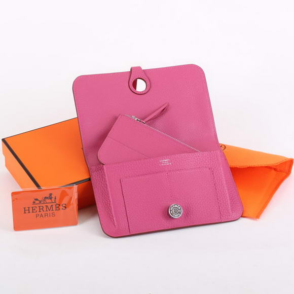 Hermes Dogon Combined Wallets A508 Roseo Hermes Dogon Combined Wallets A508 Roseo