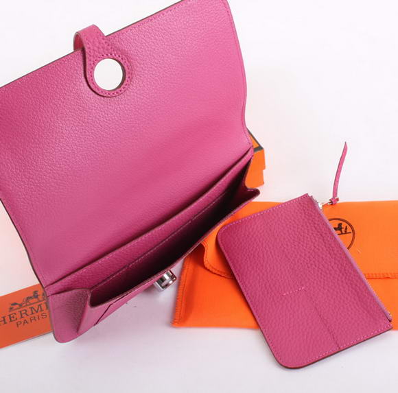 Hermes Dogon Combined Wallets A508 Roseo Hermes Dogon Combined Wallets A508 Roseo