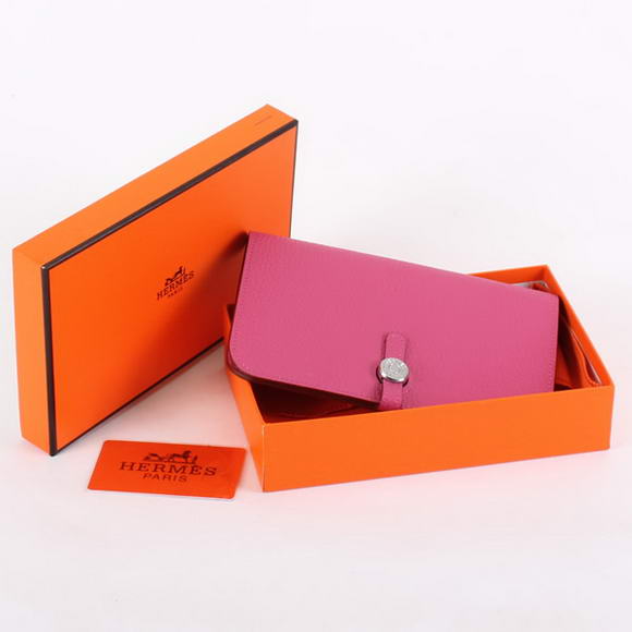 Hermes Dogon Combined Wallets A508 Roseo Hermes Dogon Combined Wallets A508 Roseo