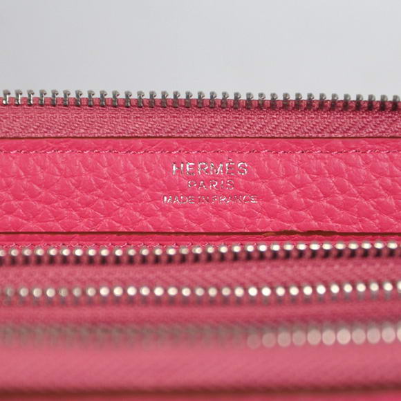 Hermes Evelyn Long Wallet Zip Purse A808 Peach Hermes Evelyn Long Wallet Zip Purse A808 Peach