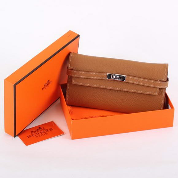 Hermes Kelly Bi-Fold Wallet A708 Coffee Hermes Kelly Bi-Fold Wallet A708 Coffee