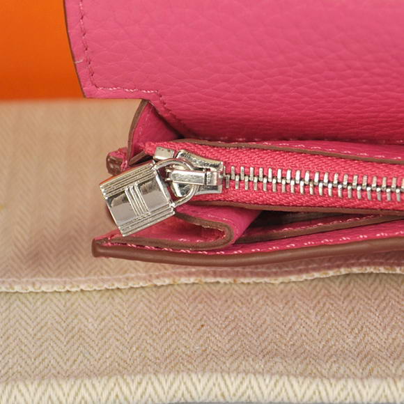 Hermes Kelly Wallet Togo Leather Bi-Fold Purse A708 Peach Hermes Kelly Wallet Togo Leather Bi-Fold Purse A708 Peach