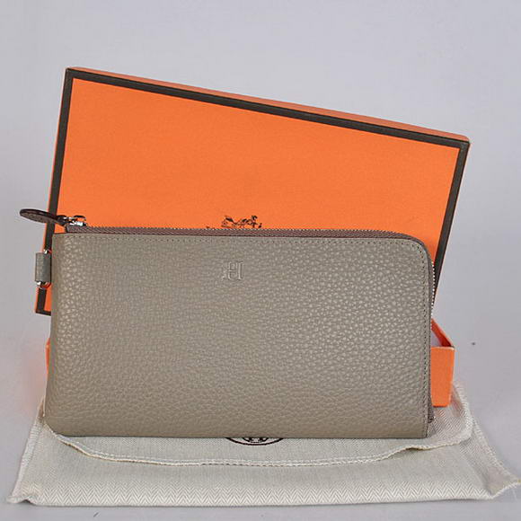 Hermes Zipper Cards Wallet Togo Leather A908 Dark Grey Hermes Zipper Cards Wallet Togo Leather A908 Dark Grey