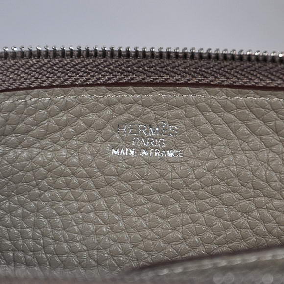 Hermes Zipper Cards Wallet Togo Leather A908 Dark Grey Hermes Zipper Cards Wallet Togo Leather A908 Dark Grey