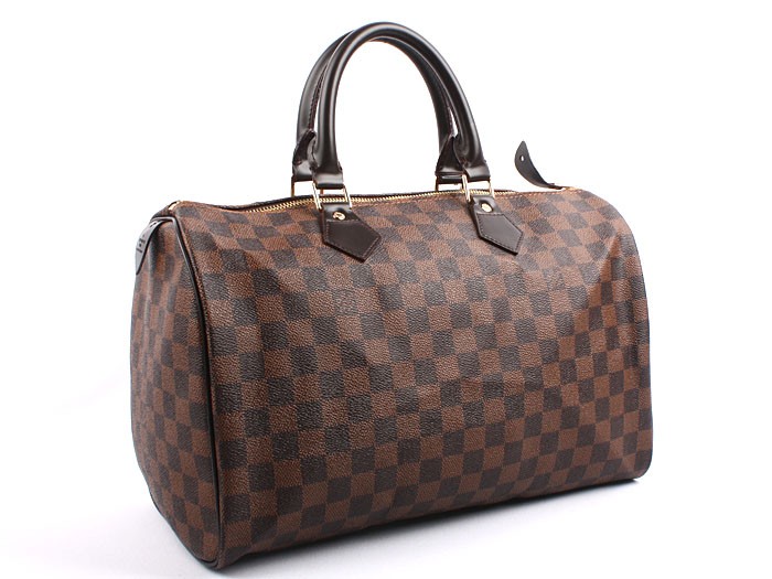 Louis Vuitton Damier Ebene Canvas Speedy 25 N41532 Louis Vuitton Damier Ebene Canvas Speedy 25 N41532
