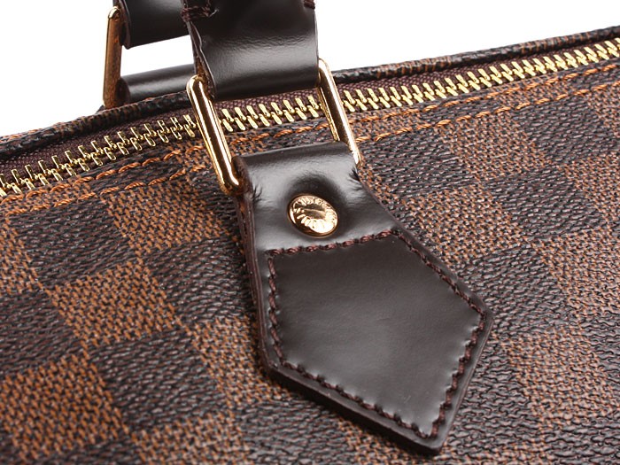 Louis Vuitton Damier Ebene Canvas Speedy 25 N41532 Louis Vuitton Damier Ebene Canvas Speedy 25 N41532