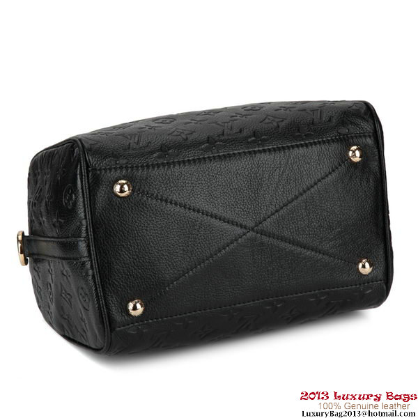 Louis Vuitton Monogram Empreinte Speedy Bandouliere 25 M40762 Black Louis Vuitton Monogram Empreinte Speedy Bandouliere 25 M40762 Black