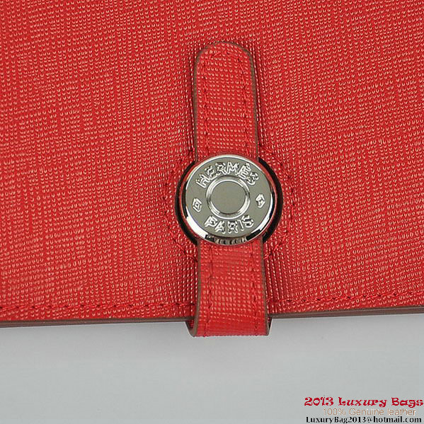 Hermes Dogon Wallet Travel Case H001 Red Hermes Dogon Wallet Travel Case H001 Red