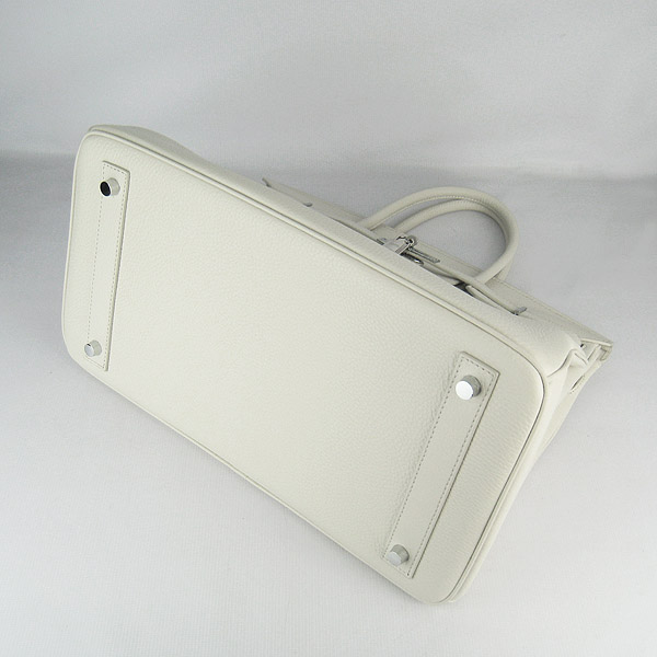 Hermes Birkin 40CM Togo Bag Beige 6099 Silver Hermes Birkin 40CM Togo Bag Beige 6099 Silver