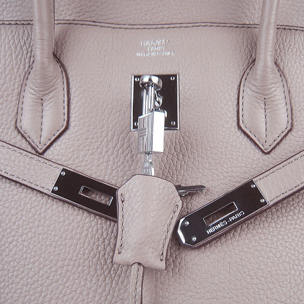 Hermes Birkin 40CM Togo Bag Grey 6099 Silver Hermes Birkin 40CM Togo Bag Grey 6099 Silver