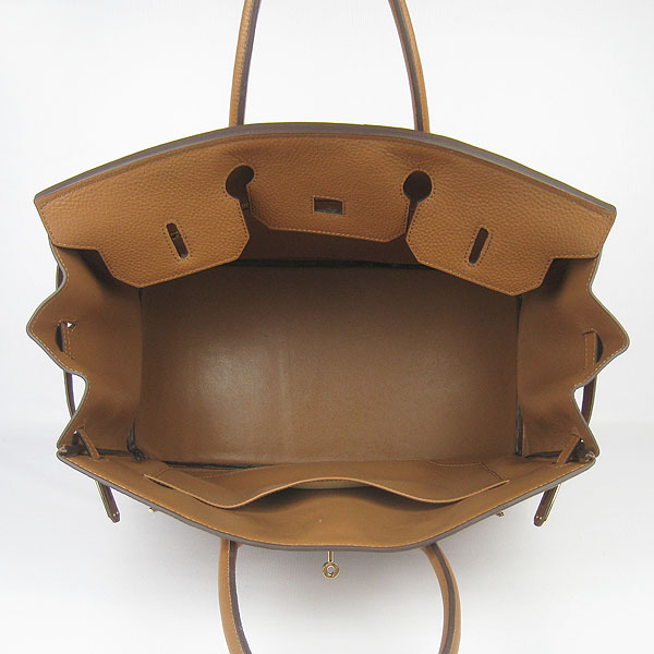 Hermes Birkin 40CM Togo Handbag Light Coffee 6099 Gold Hermes Birkin 40CM Togo Handbag Light Coffee 6099 Gold