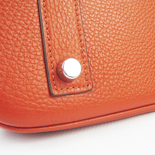 Hermes Birkin 40CM Togo Bag Orange 6099 Silver Hermes Birkin 40CM Togo Bag Orange 6099 Silver