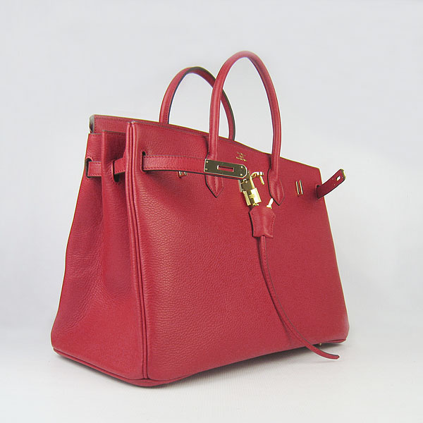 Hermes Birkin 40CM Togo Bag Red 6099 Gold Hermes Birkin 40CM Togo Bag Red 6099 Gold