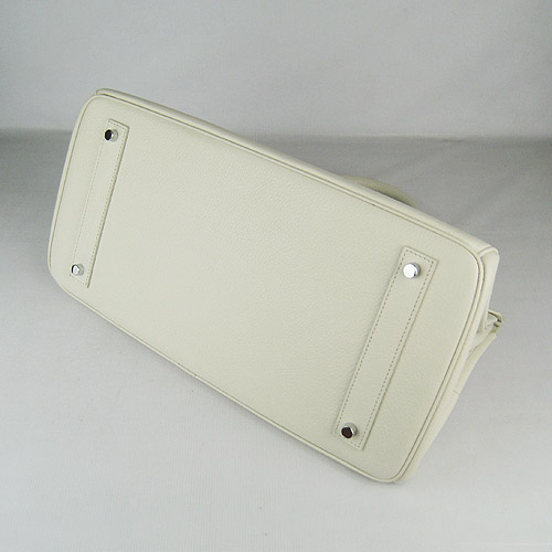 Hermes Birkin 6109 Togo Leather Bag Beige 42cm Silver Hermes Birkin 6109 Togo Leather Bag Beige 42cm Silver