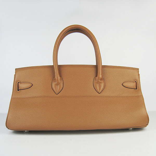 Hermes Birkin 6109 Togo Leather Bag Brown 42cm Silver Hermes Birkin 6109 Togo Leather Bag Brown 42cm Silver