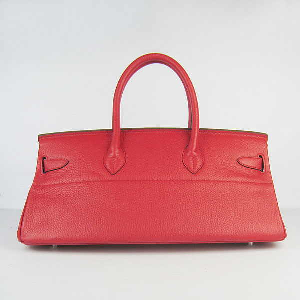 Hermes Birkin 6109 Togo Leather Bag Red 42CM Silver Hermes Birkin 6109 Togo Leather Bag Red 42CM Silver