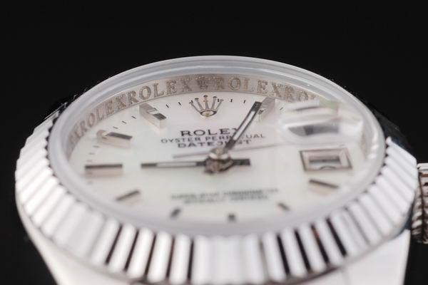 Rolex Datejust Mechanism Silver White Women Watch-RD2456 Rolex Datejust Mechanism Silver White Women Watch-RD2456