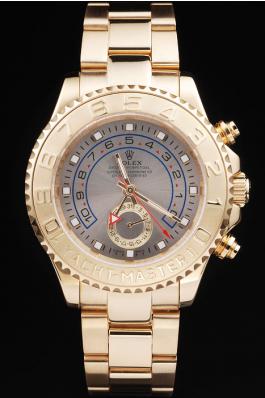 Rolex Yacht-Master II Golden Bezel&White Surface Men Watch-RY333 Rolex Yacht-Master II Golden Bezel&White Surface Men Watch-RY333
