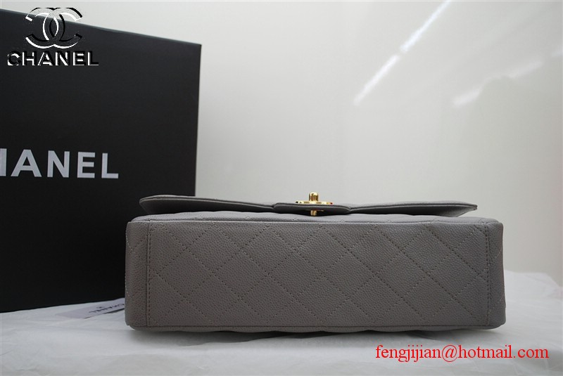 Chanel Early Spring Maxi Flap Bag 36070 Grey Chanel Early Spring Maxi Flap Bag 36070 Grey