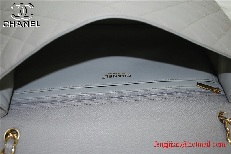 Chanel Early Spring Maxi Flap Bag 36070 Grey Chanel Early Spring Maxi Flap Bag 36070 Grey