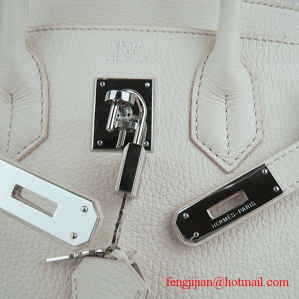 Hermes Birkin 30cm Togo Leather Bag Cream 6088 Hermes Birkin 30cm Togo Leather Bag Cream 6088