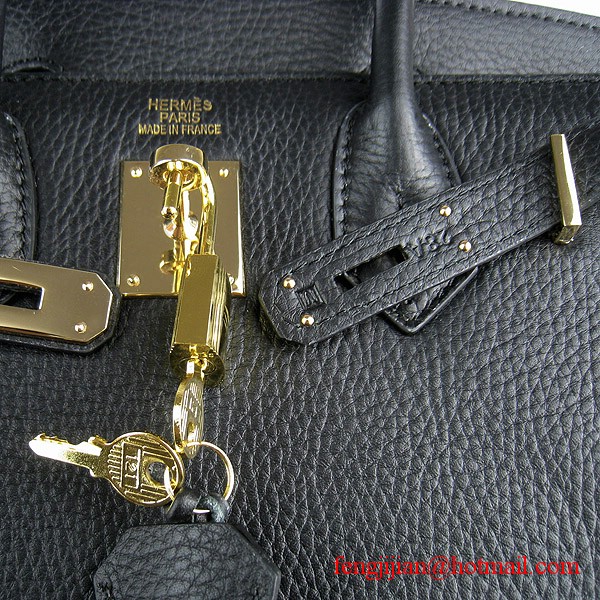 Hermes Birkin 30cm Togo Leather Bag Black 6088 Hermes Birkin 30cm Togo Leather Bag Black 6088