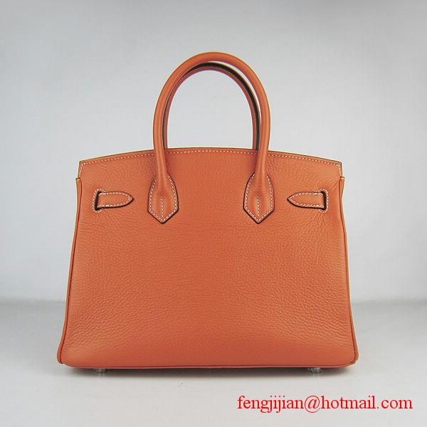 Hermes Birkin 30cm Togo Bag Light Orange 6088 Hermes Birkin 30cm Togo Bag Light Orange 6088