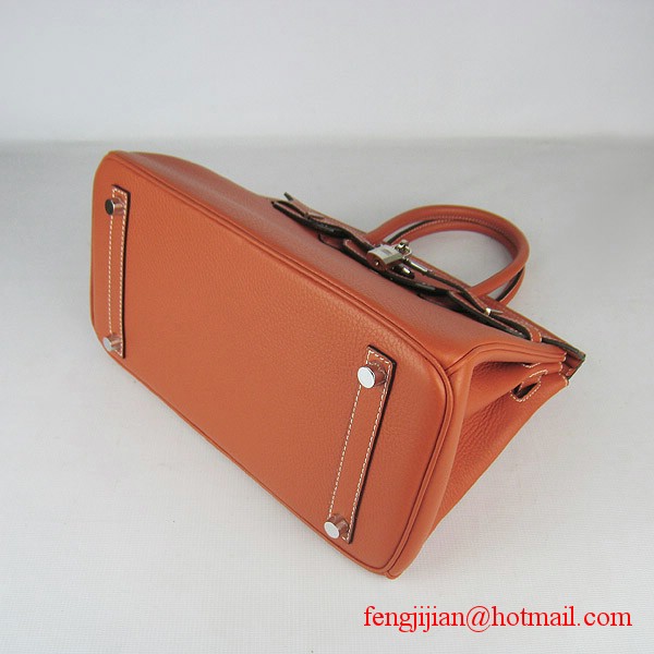 Hermes Birkin 30cm Togo Bag Light Orange 6088 Hermes Birkin 30cm Togo Bag Light Orange 6088