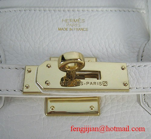 Hermes Birkin 35cm Embossed Veins Leather Bag White 6089 Gold Hardware Hermes Birkin 35cm Embossed Veins Leather Bag White 6089 Gold Hardware