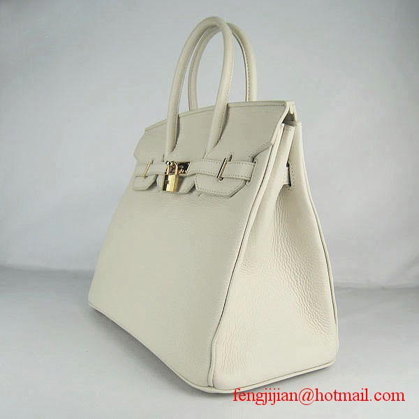 Hermes 35cm Embossed Veins Leather Bag Beige 6089 Gold Hardware Hermes 35cm Embossed Veins Leather Bag Beige 6089 Gold Hardware